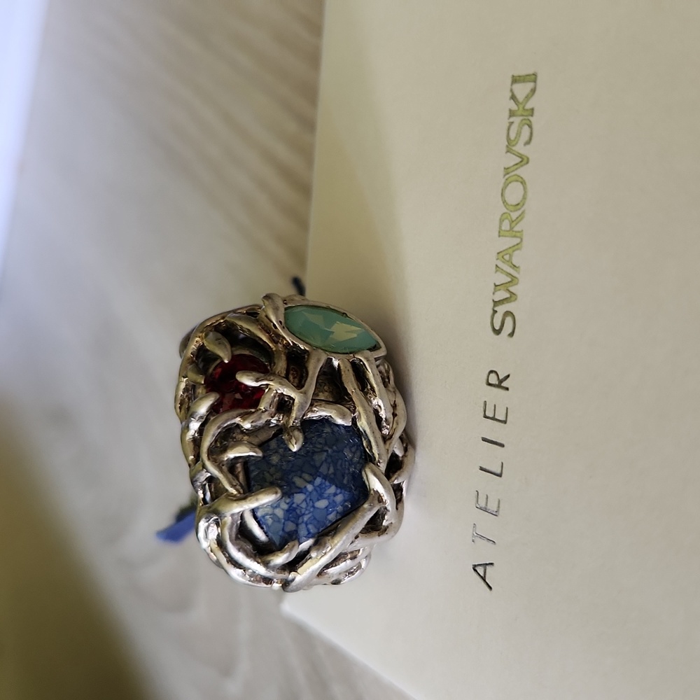 Atelier Swarovski Daman Wigman ring NWT size 60